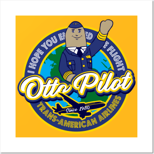 Otto Pilot Airplane Pilot Posters and Art